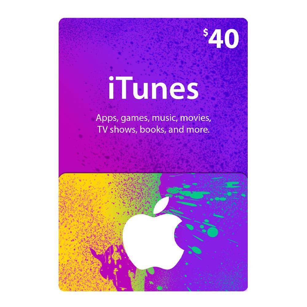 Tarjeta Digital & Itunes de $40