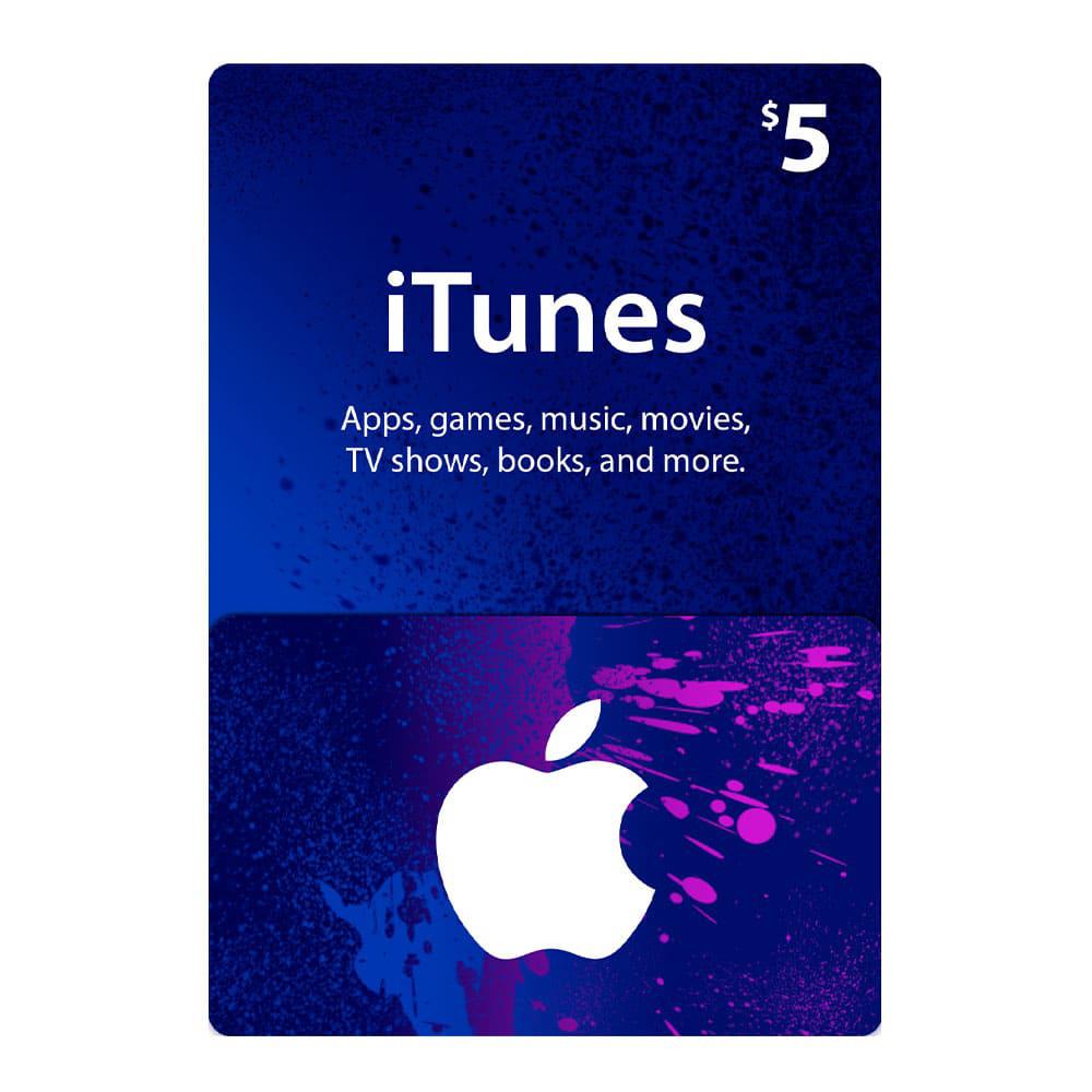 Tarjeta Digital & Itunes de $5