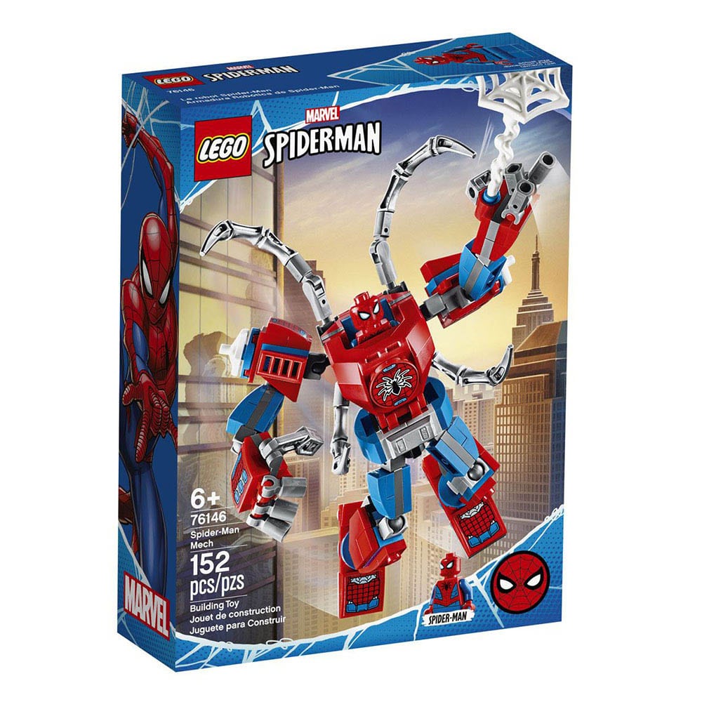 Lego SpiderMan Armadura Robotica 152 piezas
