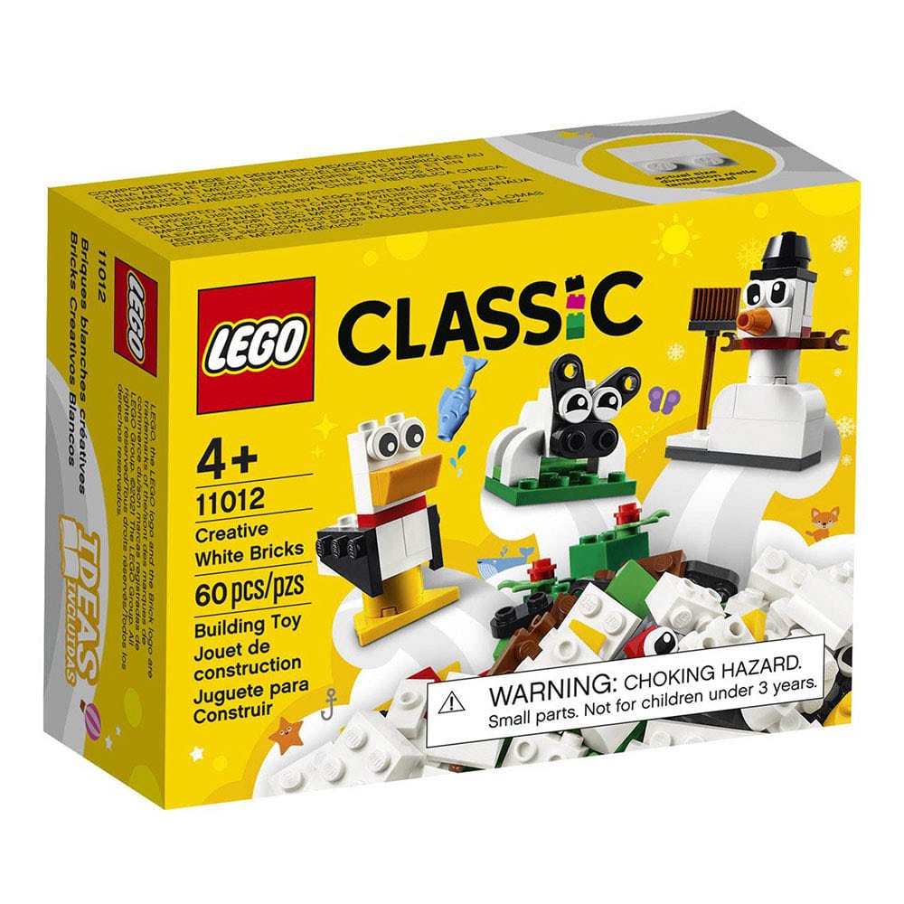 Lego Clásico Creativo Ladrillos Blancos 60 piezas