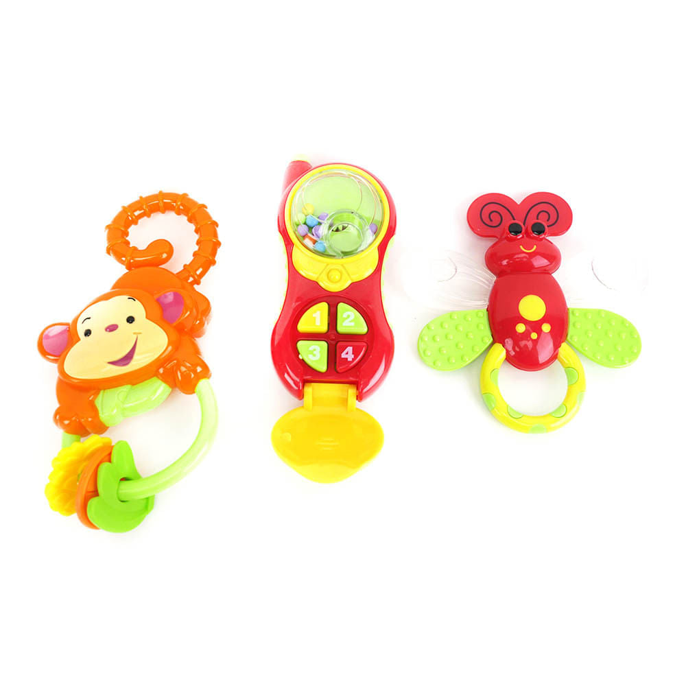 Juegos Para Bebe Baby Toys 3 Piezas - Surtido