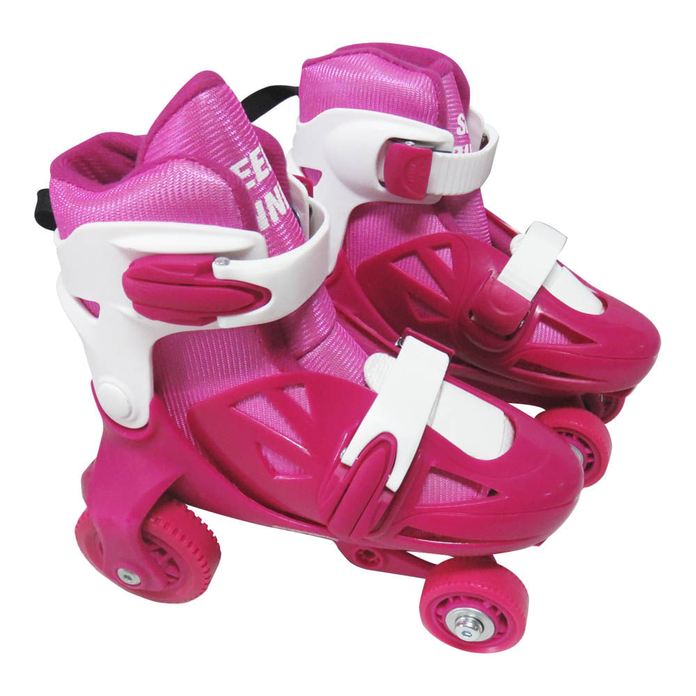 Patines de Cuatro Ruedas Ajustable Talla 31 - 34 - Surtido