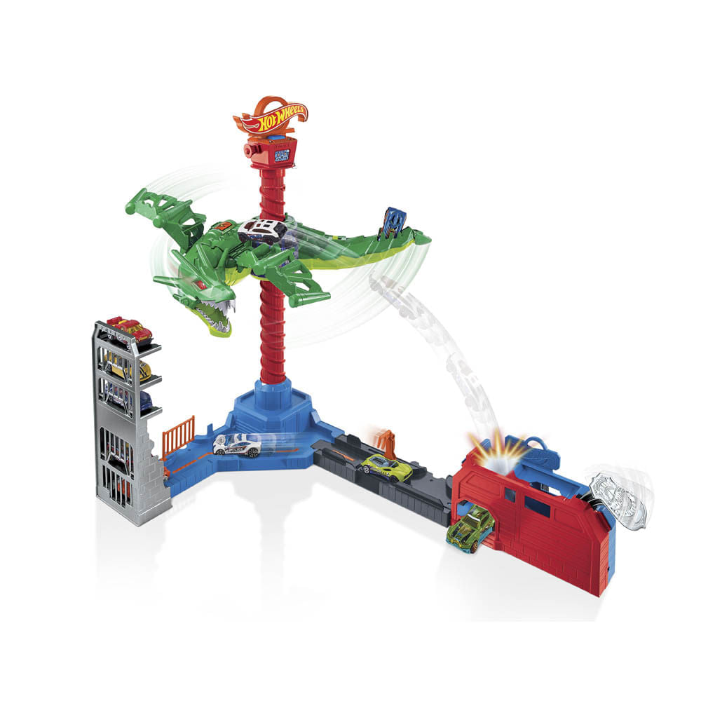 Pista Hot Wheels Ataque Dragon Arácnido
