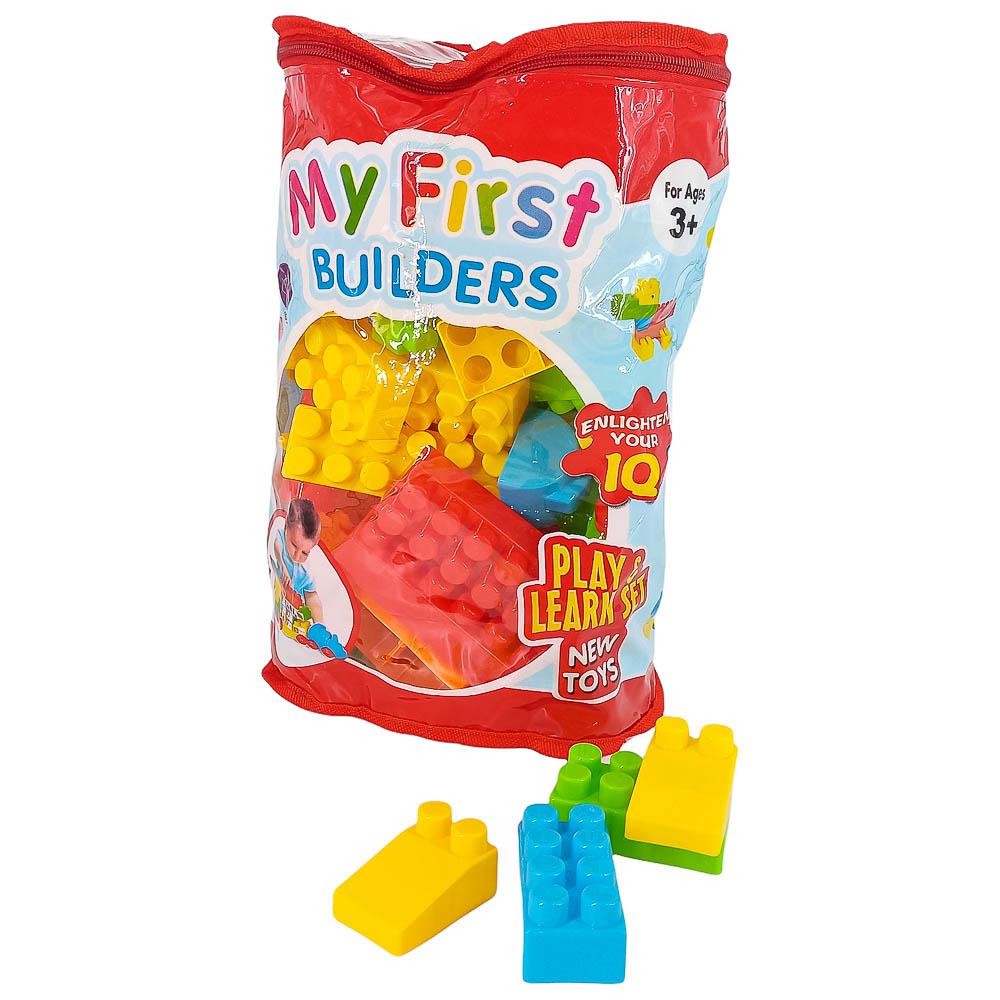 Bloques Para Armar Pequeños Huada 66 Piezas