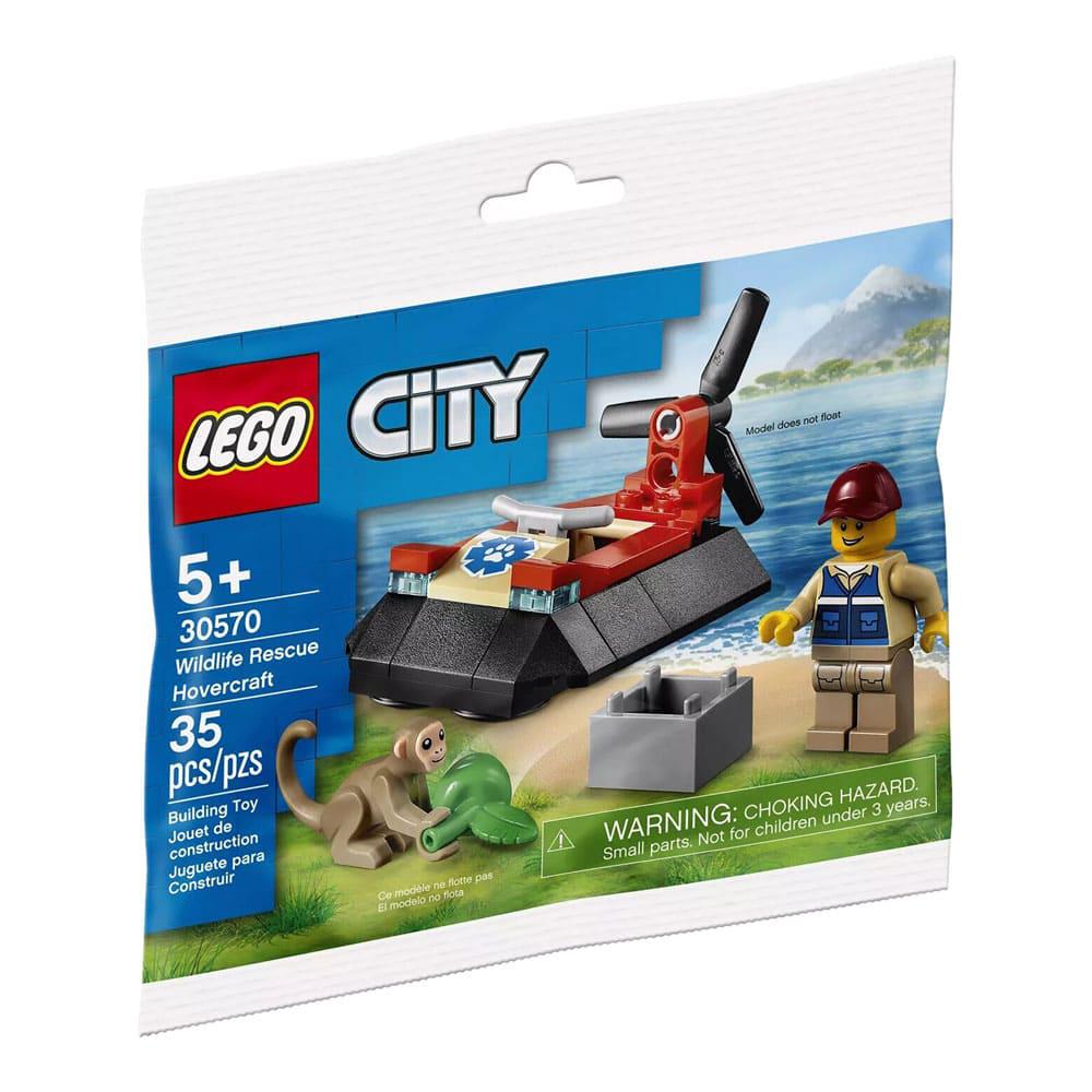 Bloques Lego City Wildlife Rescue Hovercraft 35 Piezas
