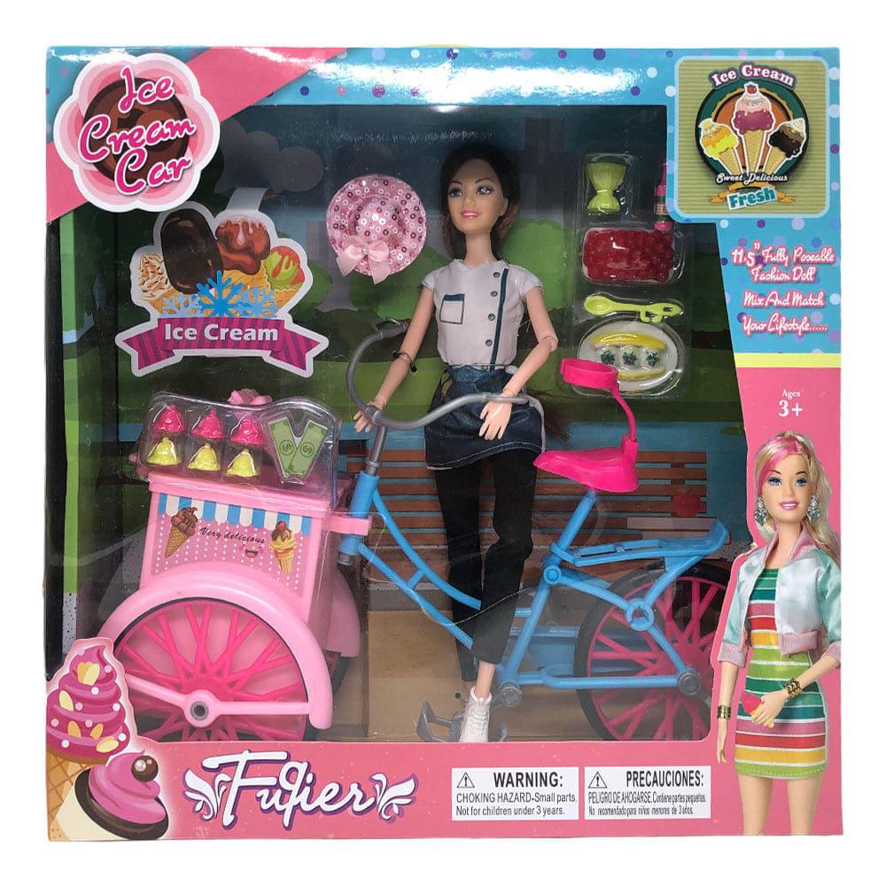 Muñeca Fuqier Ice Cream Car - Surtido