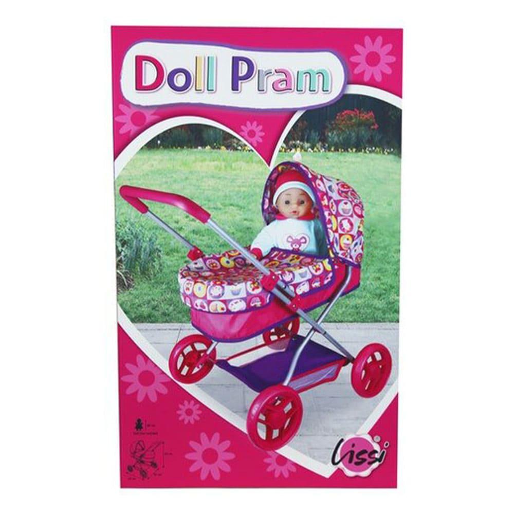 Muñeca Bebe con Coche Lissi