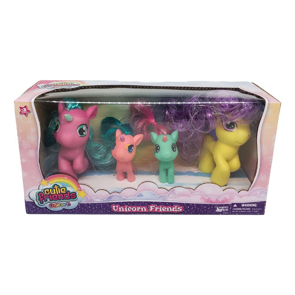 Set de Unicornios Cutie Friends 4 Piezas - Surtido