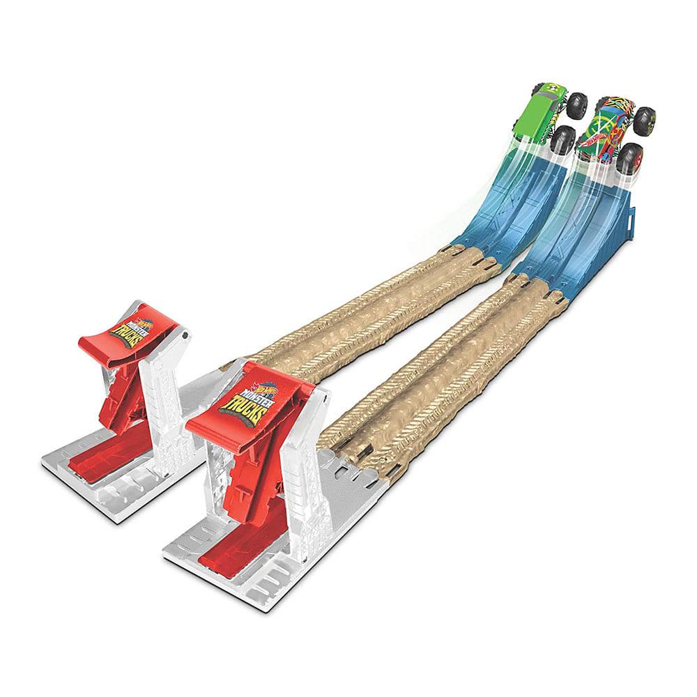 Pista Hot Wheels Monster Trucks Doble Destrucción