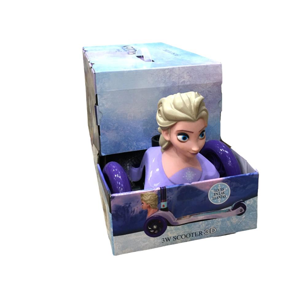 Scooter Micro Frozen de 3 Ruedas Con Luz Y Música