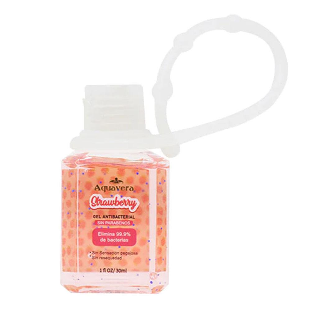 Gel Antibacterial Aquavera Strawberry 29 ml