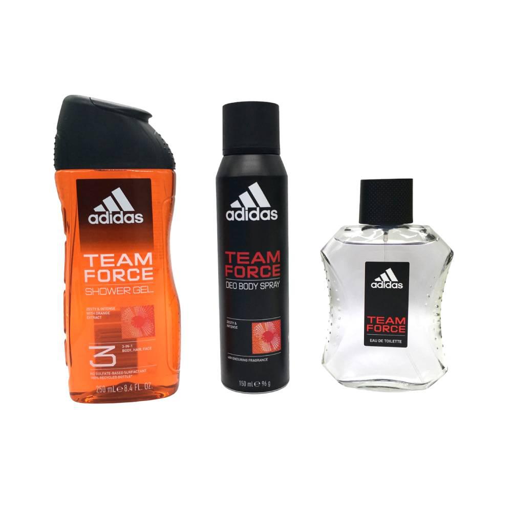 Estuche Perfume Adidas Team F de Caballero 3 Piezas