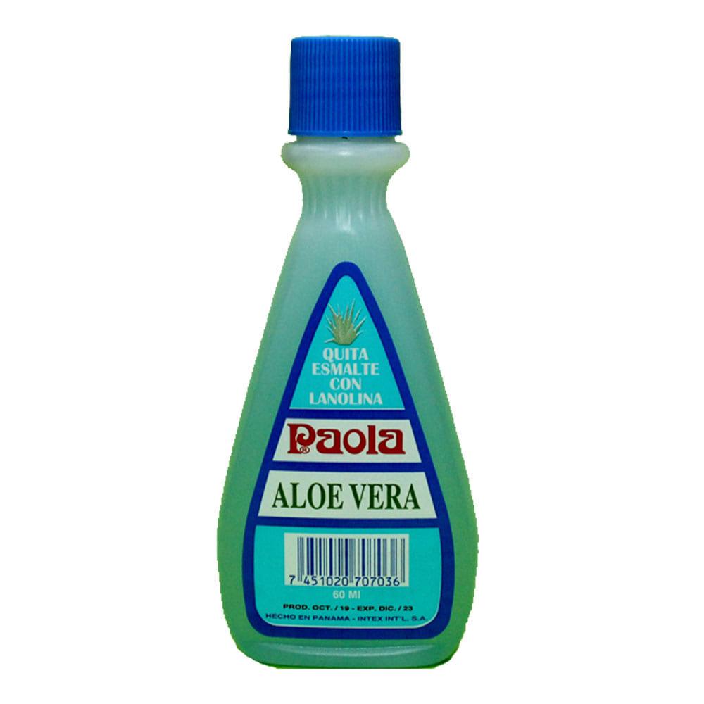 Removedor de Esmalte Aloe Vera Paola 60 ml