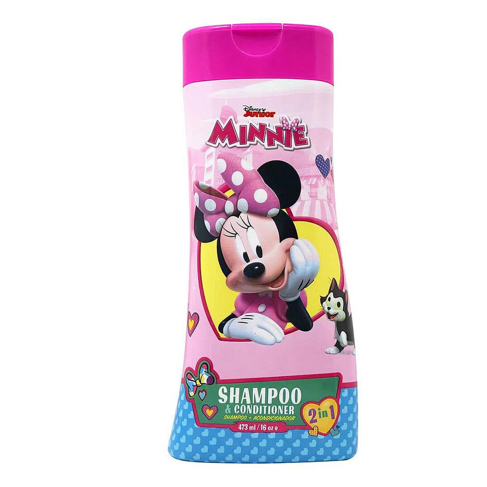 Shampoo Acondicionador Minnie 2 en 1 Para Niña 473 ml