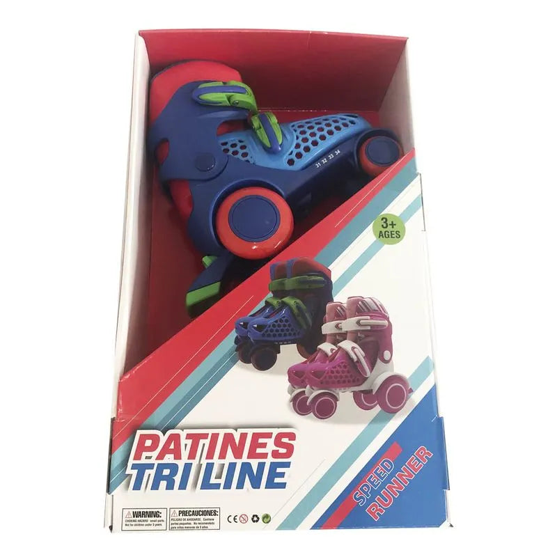 Patines de Cuatro Ruedas Ajustable Talla 27 - 30 - Surtido