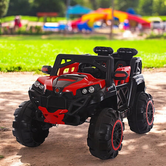Carro Jeep Recargable de 12 Voltios Rojo