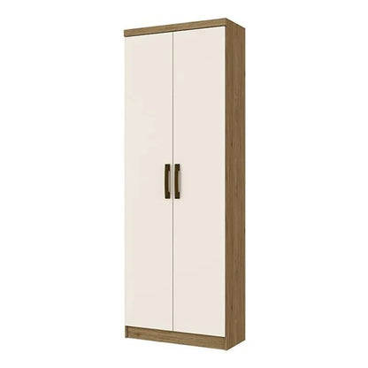 Closet Henn MDF de 2 Puertas Rústico / Blanco