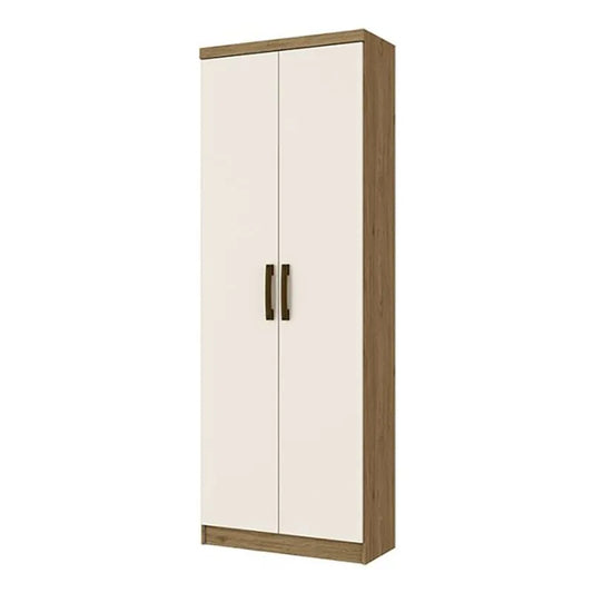 Closet Henn MDF de 2 Puertas Rústico / Blanco