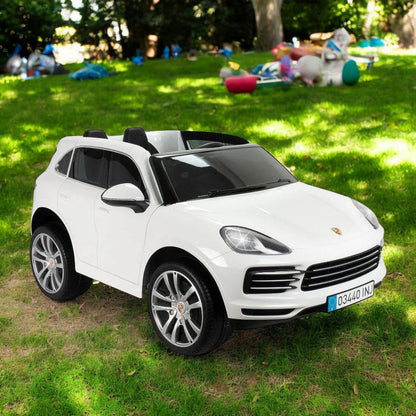 Carro Recargable Porsche Cayenne-Blanco