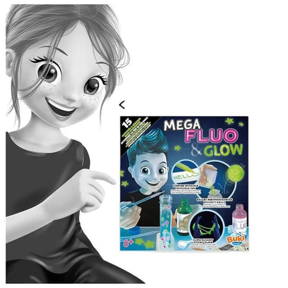 Juego Buki Sciences Mega Fluo Y Glow