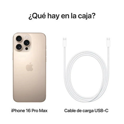 iPhone 16 Pro de 256Gb / Desierto / E-SIM
