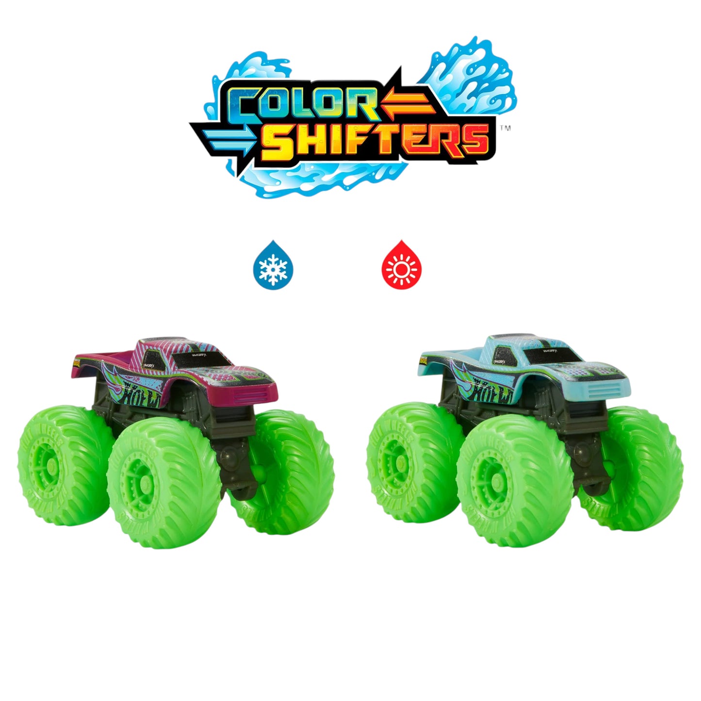 Camión Monstruo Hot Wheels 1:64 Cambio de Color – Surtido