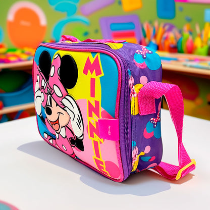 Lonchera Minnie Mouse 3D Con Accesorios