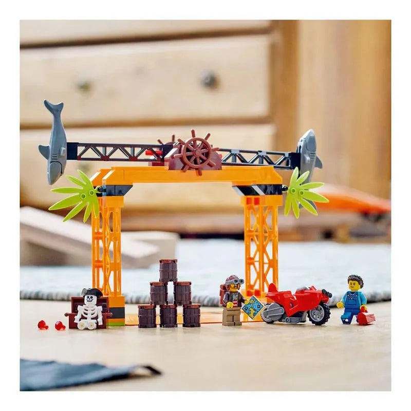 Bloques Lego City Desafío Acrobático Ataque Del Tiburón