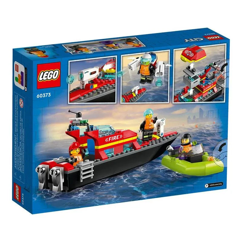 Bloques Lego City Lancha de Rescate de Bombero