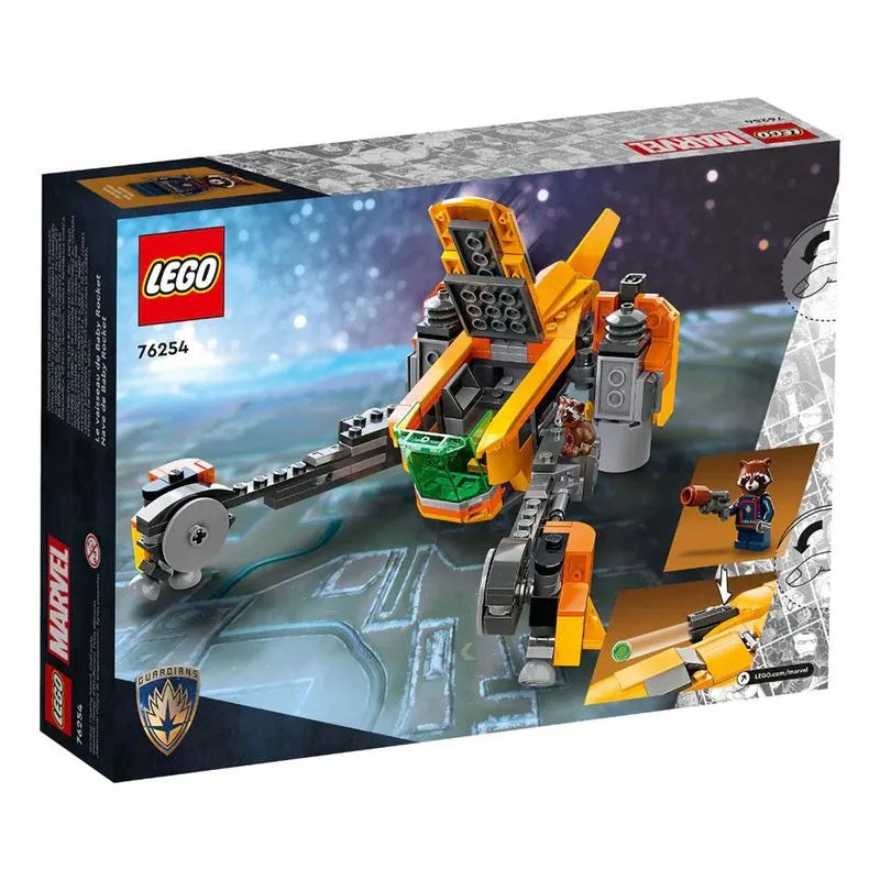 Bloques Lego Marvel Nave de Baby Rocket