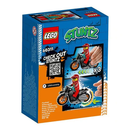 Bloques Lego Moto Acrobática: Fuego