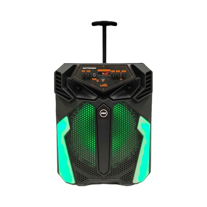 Bocina Premier 12" Recargable Con Ruedas