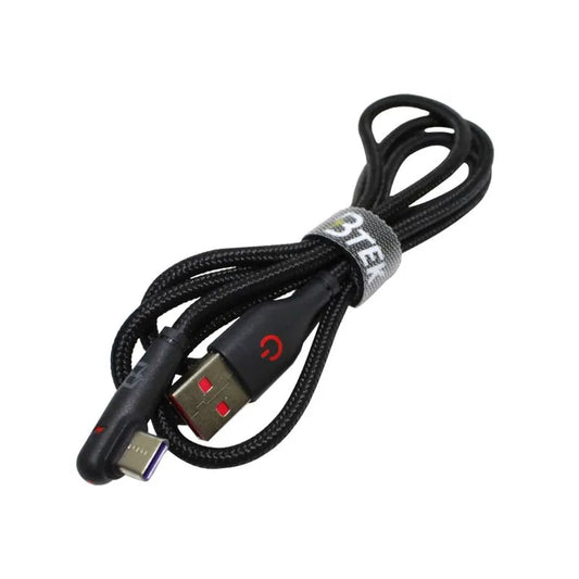 Cable Trenzado Btek Usb-C de 1 Metro - Negro