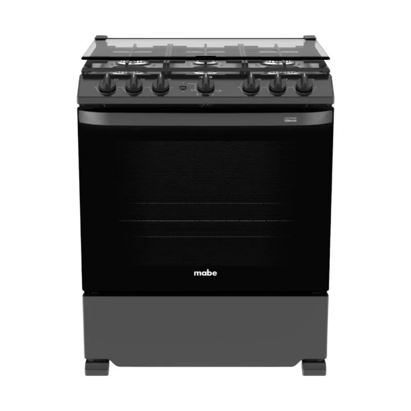Estufa A Gas Mabe 30" / 6 Quemadores / Negra