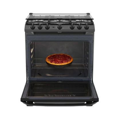 Estufa A Gas Mabe 30" / 6 Quemadores / Negra