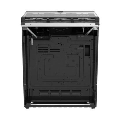 Estufa A Gas Mabe 30" / 6 Quemadores / Negra