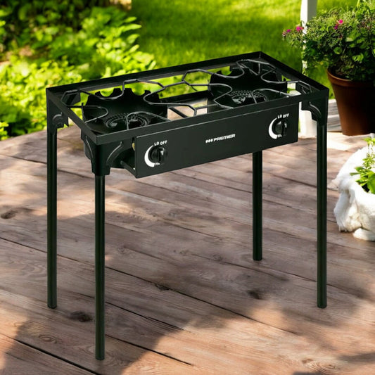 Estufa A Gas Premier / 2 Quemadores /  Portátil