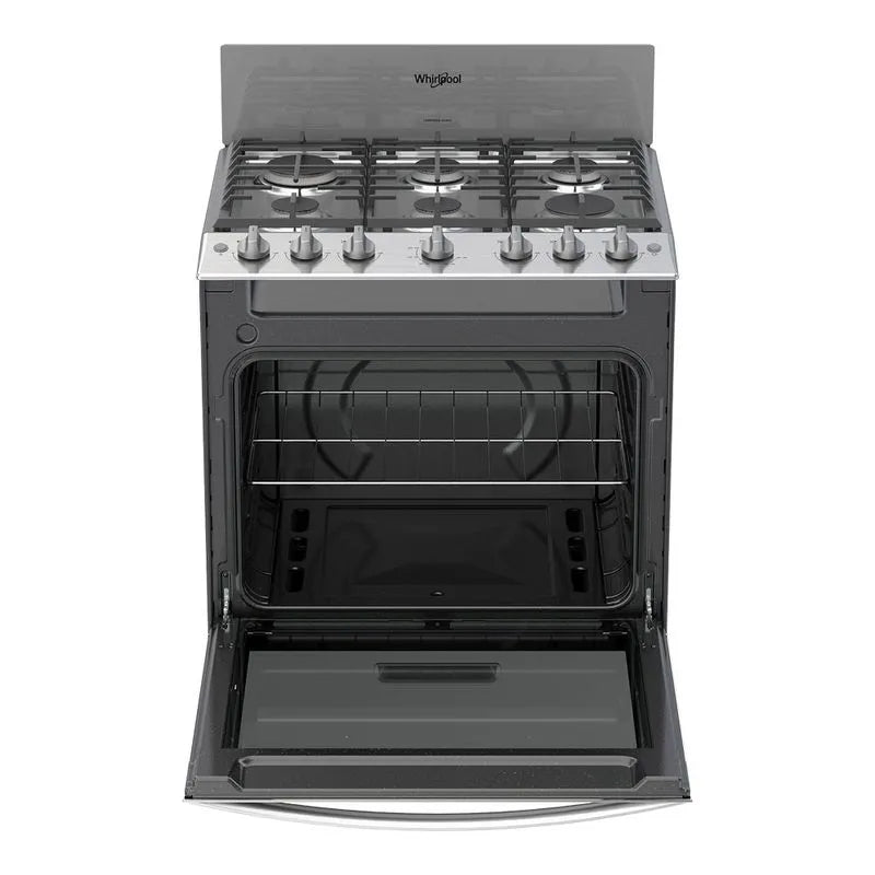 Estufa a Gas Whirlpool / 6 Quemadores / 30" / Acero Inoxidable
