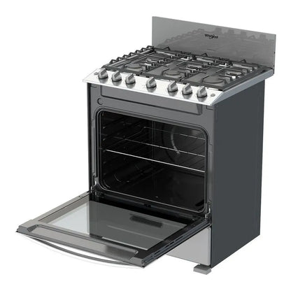 Estufa a Gas Whirlpool / 6 Quemadores / 30" / Acero Inoxidable