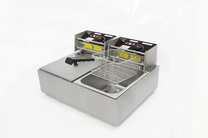 Freidora de Aceite Eléctrica Doble Sankey