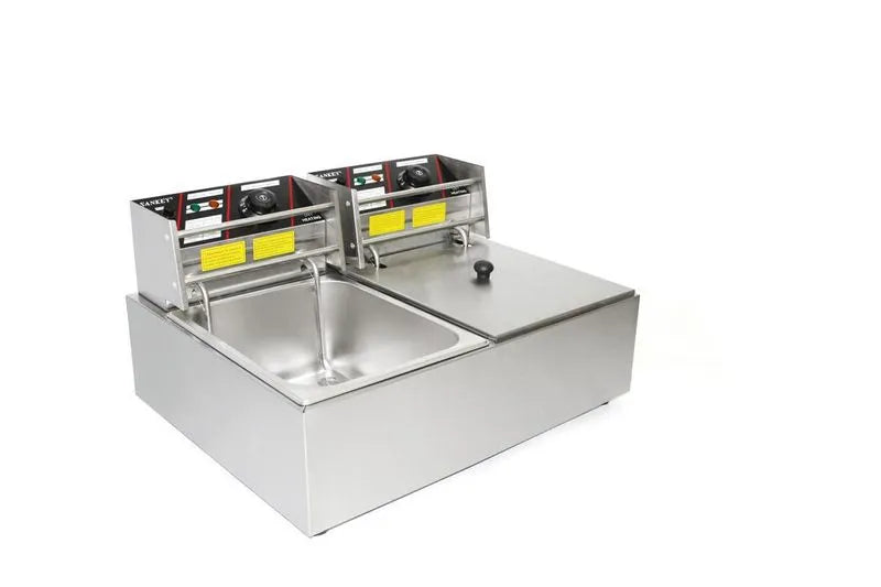 Freidora de Aceite Eléctrica Doble Sankey