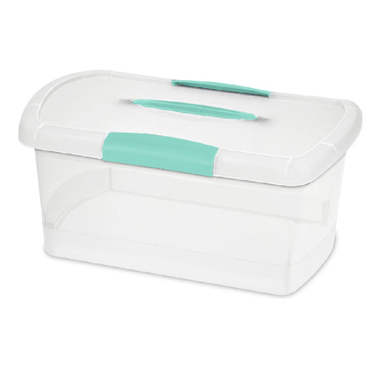 Caja Plástica Sterilite Con Tapa 15.25" x 9.75" x 7.13"