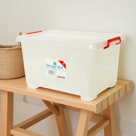 Caja de Almacenaje con Ruedas Home Elegance – 50 Litros