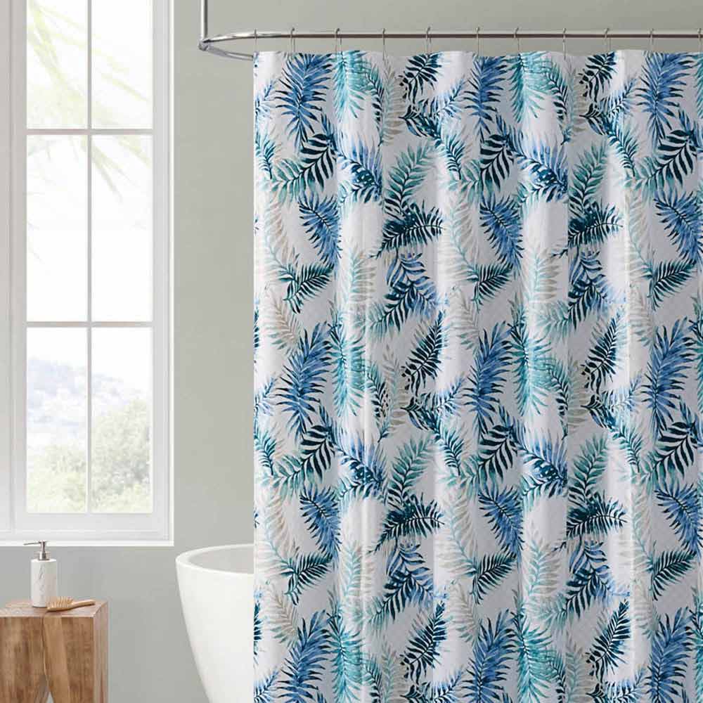 Cortina De Baño VCNY Home Peva Con Ganchos