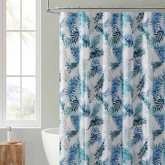 Cortina De Baño VCNY Home Peva Con Ganchos