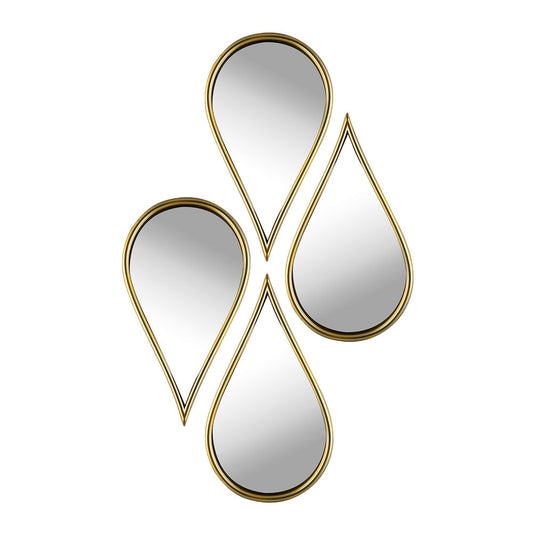 Espejo Decorativo Home Elegance Con Forma De Gotas