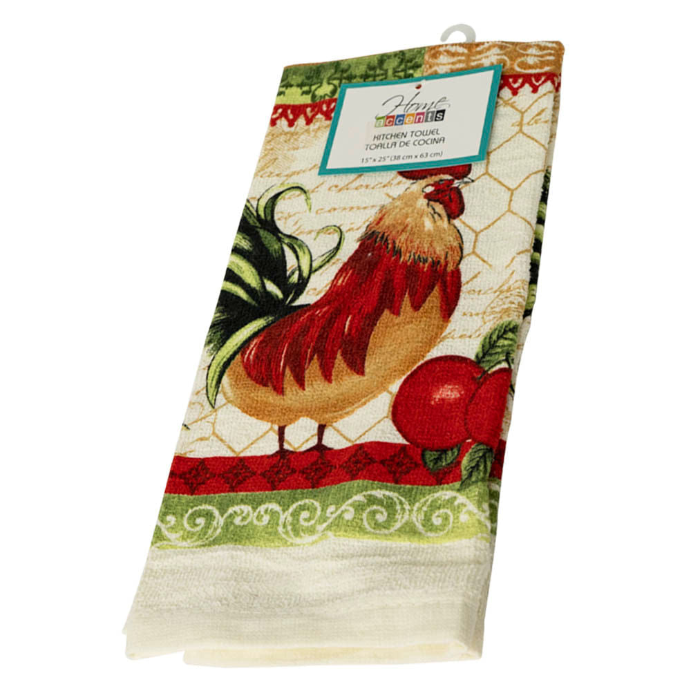 Toalla De Cocina Estampado Gallo