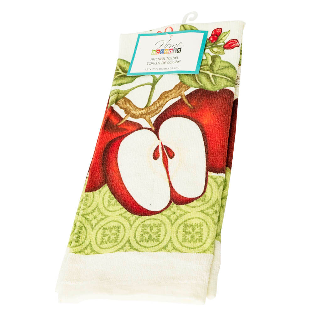 Toalla De Cocina Estampado Manzana