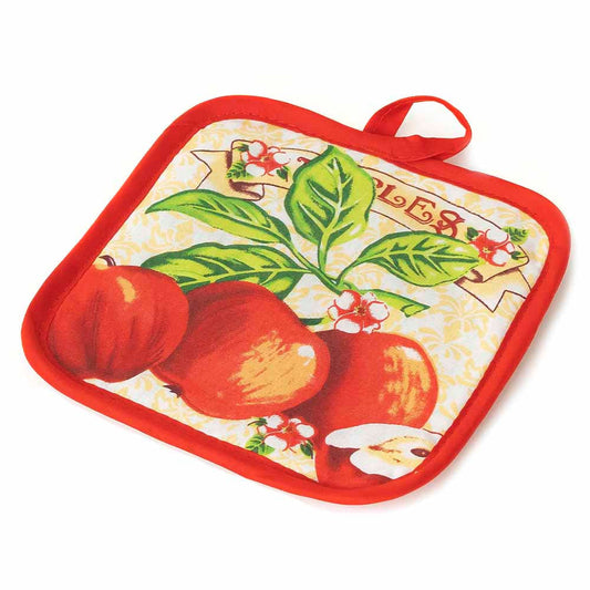 Agarrador De Olla Estampado Manzana