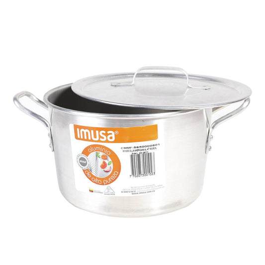 Olla de Aluminio Imusa con Tapa 2.8 L